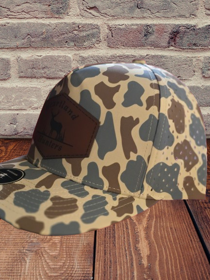 "Fresh Water Duck Camo" Heartland Hunters Laser Mesh Snapback Hat