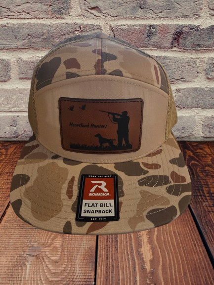 "Duck Camo" Heartland Hunters Upland Bird Richardson 7 panel Snapback