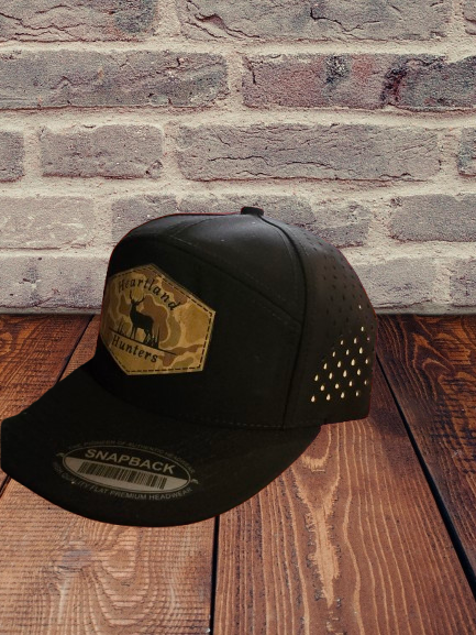 "Black Duck Camo" Heartland Hunters Laser Mesh Snapback Hat