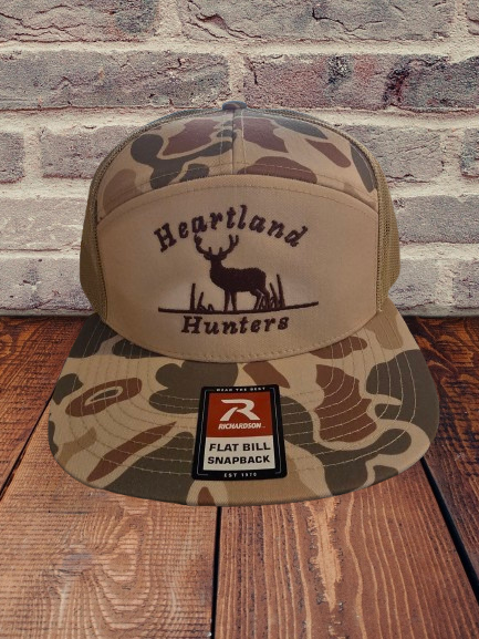 "Duck Camo" Heartland Hunters 7 Panel Richardson Snapback