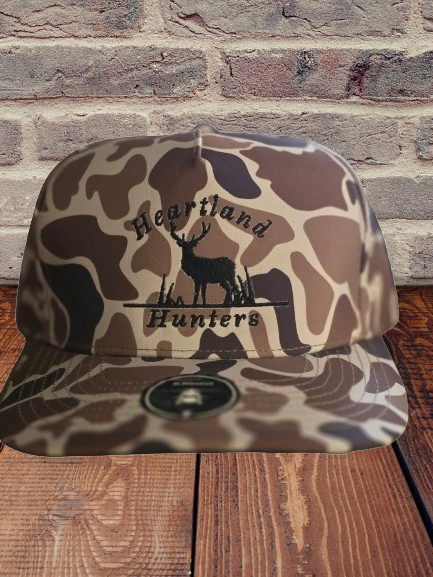 "Duck Camo" Heartland Hunters Laser Mesh Snapback