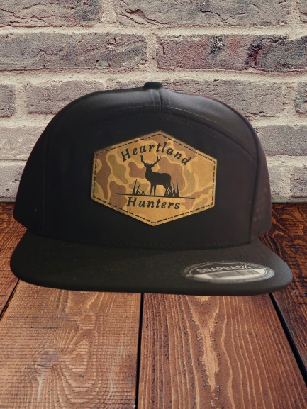 "Black Duck Camo" Heartland Hunters Laser Mesh Snapback Hat