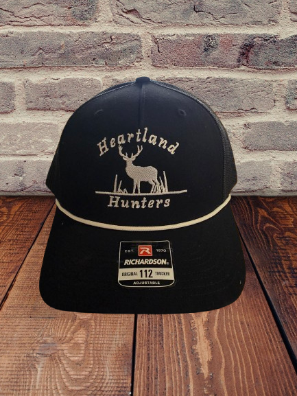"Black w/White Rope" Heartland Hunters Richardson 112